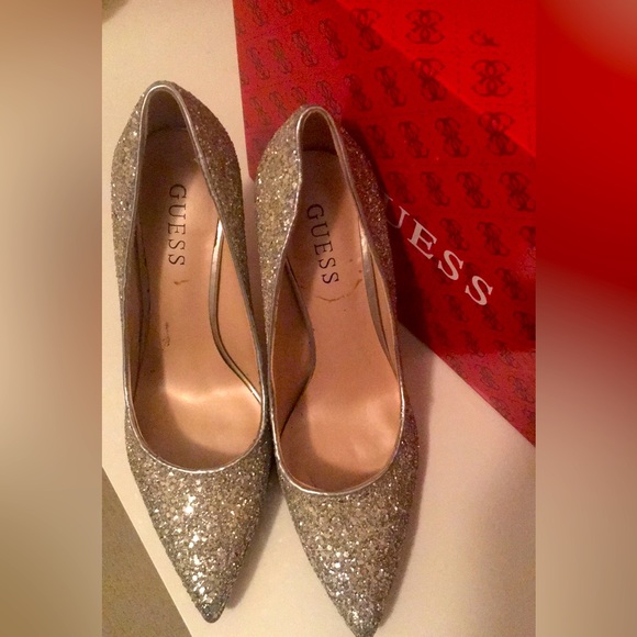 Guess Silver Sequence Heels - Picture 9 of 11